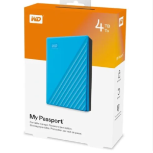 Western Digital WDBPKJ0040BBL-WESN My Passport - 4TB (Sky) USB 3.2 Gen 1