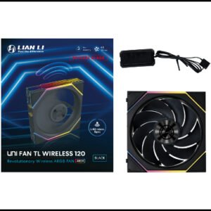LIAN LI UNI FAN TL120-1PC REVERSE BLACK 12RTL1B LL 4036