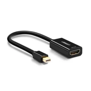 Ugreen Mini dp to HDMI female converter cable 18CM Black - Plastic, 4K*2K/30Hz