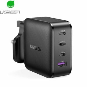 Ugreen 65W GaN Charger Quick Charge QC 4.0 3.0 Type C PD USB Fast Charger Portable for iPhone MacBoo
