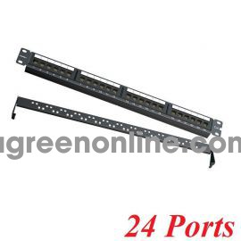 Ugreen Cat 6 24-port patch panel, detachable cover, the label can be removed and replaced for easy l