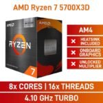 AMD 100-100001503WOF Ryzen 7 5700X3D without cooler