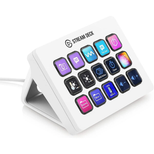 Elgato Stream Deck MK.2 15 Customizable LCD Keys - 10GBA9911 (White)