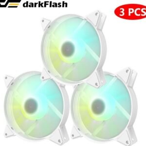 DARKFLASH C6MS-W3 120Mm White Color 3 Pack C6MS-W3