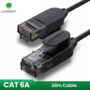 Ugreen Cat 6A UTP Round&Ultra Slim Ethernet Cable Pure Copper 1.0m