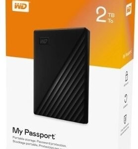 Western Digital WDBYVG0020BBK-WESN My Passport - 2TB (Black) USB 3.2 Gen 1