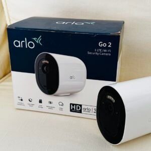 Arlo VML2030-100AUS Arlo Go 2 LTE Wi-Fi Spotlight Camera, Cellular Security Camera 1 Pack White VML2030