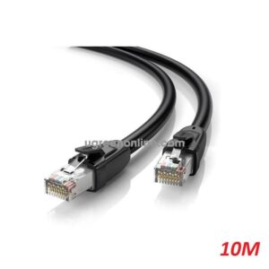 Ugreen Cat8 24AWG RJ45 Network Patch Cable 2000Mhz LAN Wire Cable Cord Shielded Black 10M