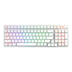ASUS 90MP037A-BKUA10 ASUS ROG Strix Scope II 96% Wireless Mechanical Gaming Keyboard - White - ROG NX Snow Switch