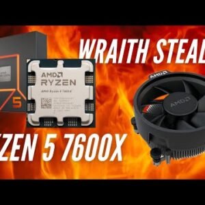 AMD Ryzen 5 7600, with Wraith Stealth Cooler CPU 3073