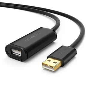 Ugreen USB2.0 A Male to A Female extension cable gold plated 1m