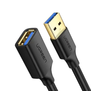 Ugreen USB 3.0 A male to A female extension cable 24K gold-plated, Multiple Interior Shielding, 28+2