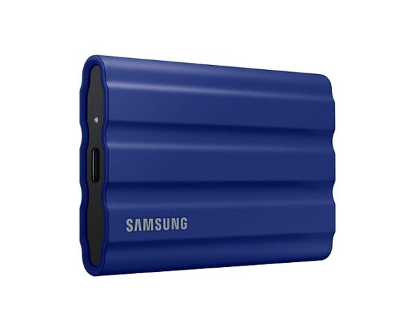 Samsung-3P Samsung MU-PE2T0R/WW T7 Shield Portable SSD, 2TB, Blue - Image 2