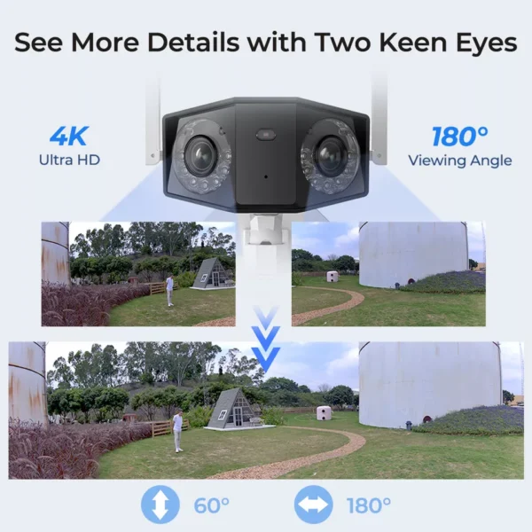 Reolink Duo 2 WiFi Security Camera with Ultra-Wide Angle WCDUOB4K02 - Image 2