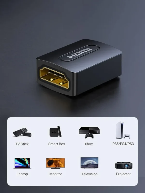 UGREEN 20107 HDMI FEMALE TO FEMALE COUPLER - Image 3