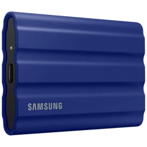 Samsung-3P MU-PE1T0R/WW T7 Shield Portable SSD, 1TB, Blue