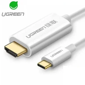 Ugreen USB Type C to HDMI 4K Male cable, 1.5m white