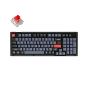 KEYCHRON V5 KNOB - Frosted Black - Red Switch