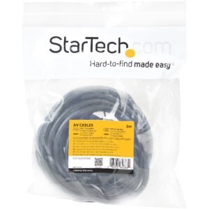 Startech MXTHQMM5MA Startech 5m Coax High Res VGA Monitor Cable - HD15 to HD15