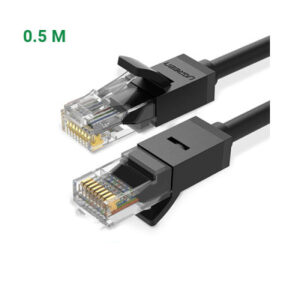 Ugreen 0.5m CAT 6 UTP Cable Round type - Black