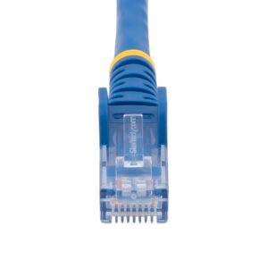 StarTech N6PATC50CMBL Startech 0.5 m Blue Cat6 UTP Snagless Patch Cable