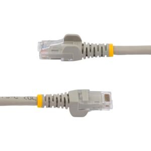 StarTech N6PAT6GRS Startech 6ft Gray Snagless Slim Cat 6 Patch Cable