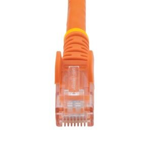 StarTech N6PATC50CMOR Startech 0.5m Orange Cat6 Cable - Snagless Ethernet Cable
