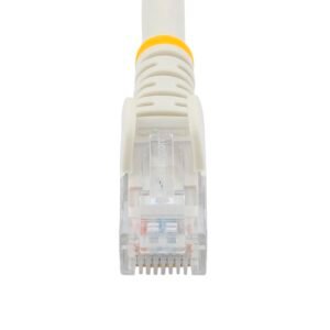 StarTech N6PATC2MWH Startech 2m Cat6 White Snagless Gigabit RJ45 Patch Cable
