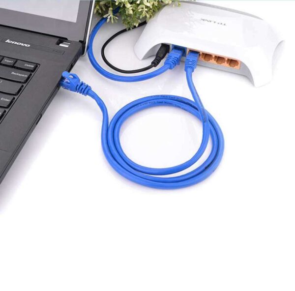 Ugreen 15m CAT 6 UTP Cable Round type - Blue - Image 3