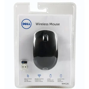 Dell WM126 Kit - WM126 Dell Optical Wireless Mouse - Black