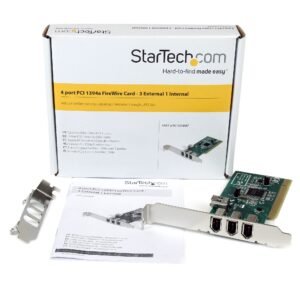 StarTech PCI1394MP Startech 4 Port PCI 1394a FireWire Adapter Card
