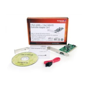 StarTech PCIESATA2I Startech 2 Port PCI SATA/eSATA Card 1 external 1 internal