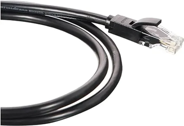 Ugreen 1m CAT 6 UTP Cable Round type - Black - Image 4