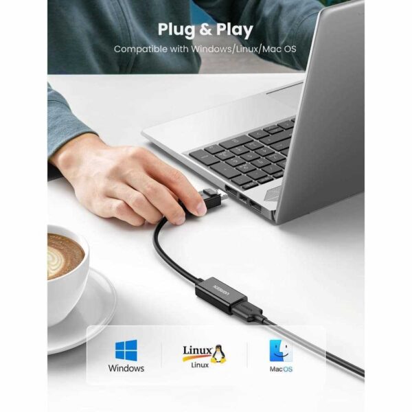 Ugreen DP to HDMI Female converter cable 4K*2K@ 30hz Slim type - Image 4
