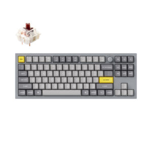 Keychron Q3 Knob - Space grey + Brown Switch