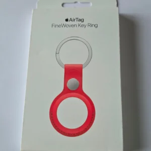 Apple MT2M3FE/A AirTag FineWoven Key Ring - Coral