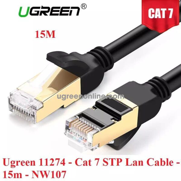 Ugreen cat 7 STP lan cable 15M, AWG 26 - Image 2