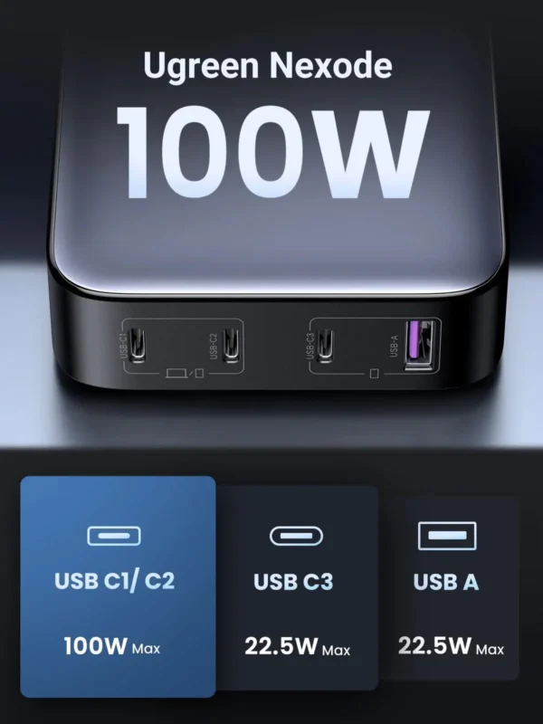 ugreen-nexode-usb-c-charger-100w-gan-desktop-charger-4-ports-laptop-adapter-999404