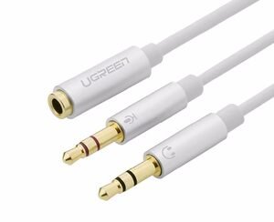 UGREEN 3.5mm Female to 2 Male Headset Splitter | 10790