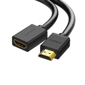 Ugreen HD107-10140 0.5 Meter HDMI Male to Female Cable Adapter (Black)