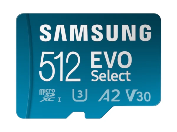 SAMSUNG EVO Select Micro SD-Memory-Card + Adapter, 512GB microSDXC 130MB MB-ME512KA - Image 3