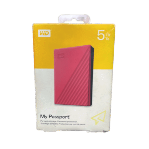 Western Digital WDBPKJ0050BRD-WESN My Passport - 5TB (Red) USB 3.2 Gen 1