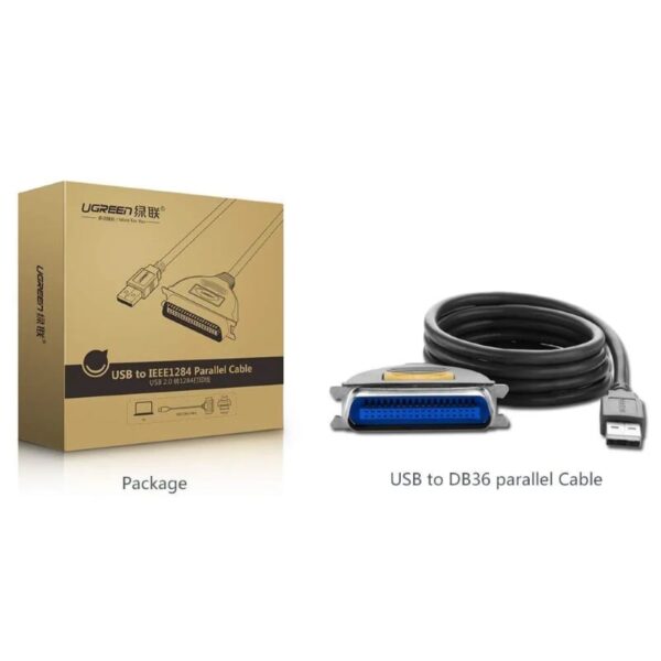 Ugreen 30227 - Usb To Ieee1284 Parallel Printer Cable - 1.5  30227 - Image 4
