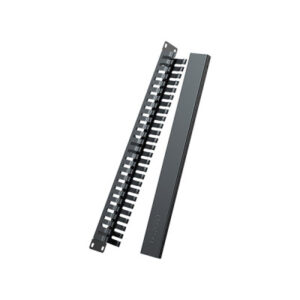 Ugreen Ethernet cable management rack, 1U, Arc chamfer anti-scratch design, Stainless steel, 24 port