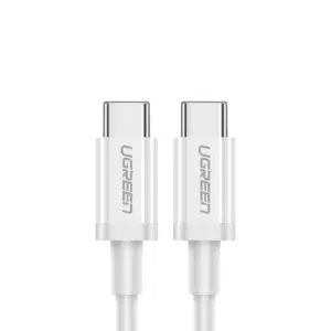 Ugreen Type C Male to Type C Male 2.0 Data Cable 1m White