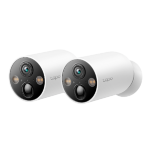Tapo TP-Link C425 Pack of 2 Wire-Free Indoor/Outdoor 2K QHD 4MP 1440p Battery Powered Smart Security