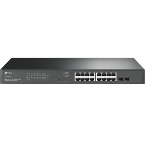 TP-Link TL-SG2218P | 16 Port Gigabit Smart Managed PoE Switch | 16 PoE+ Ports @150W