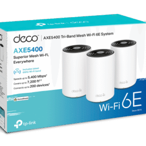 TP-Link Deco XE75(3-pack) AXE5400 Tri-Band Mesh Wi-Fi 6E System