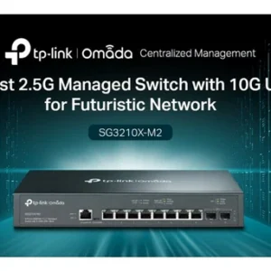 TP-Link SG3210X-M2 | Omada 8-Port 2.5GBASE-T L2+ Managed Switch with 2 10GE SFP+ Slots