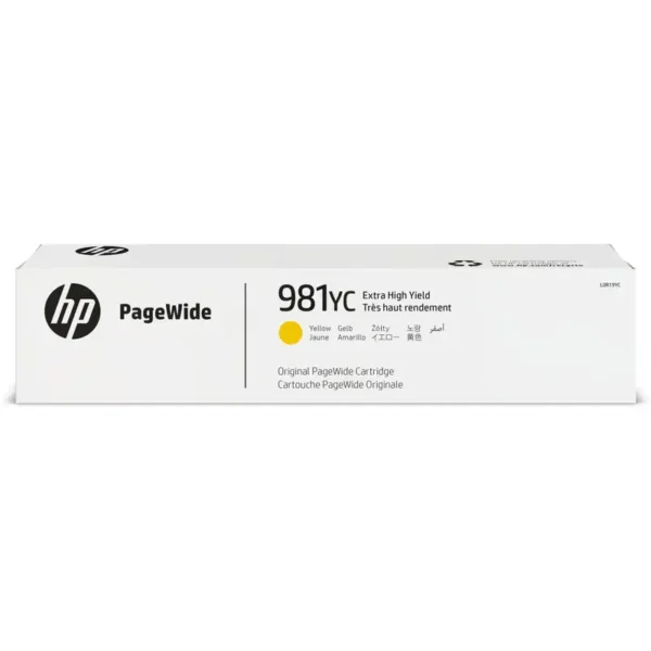 Hp L0R19YC YELLOW CONTRACT PAGEWIDE CRTG